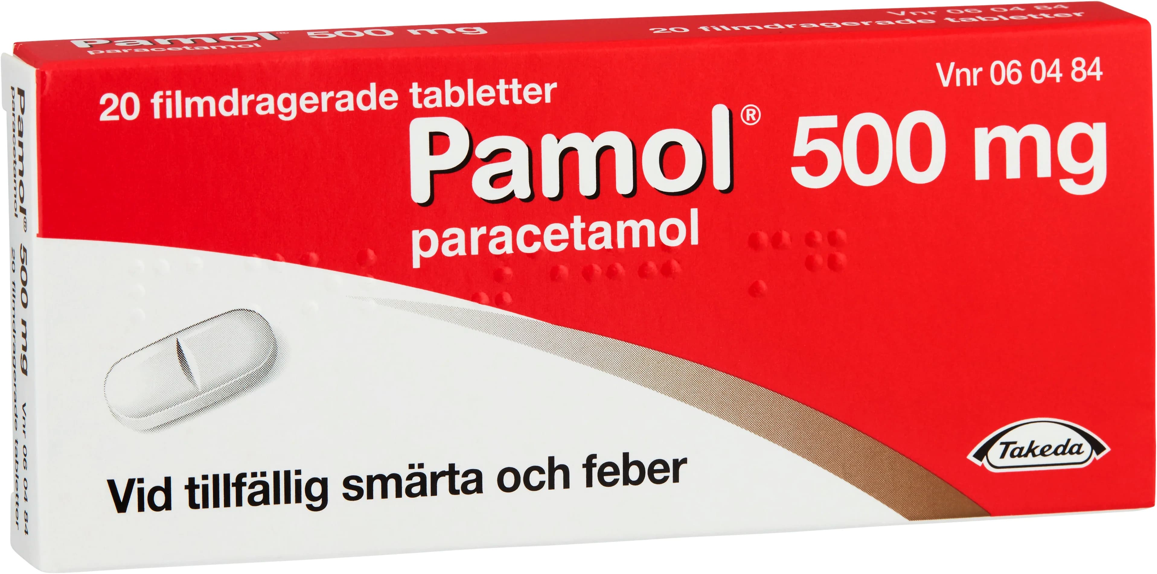 Pamol filmdragerad tablett 500 mg 20 st från Pamol – köp hos Apotek Hjärtat