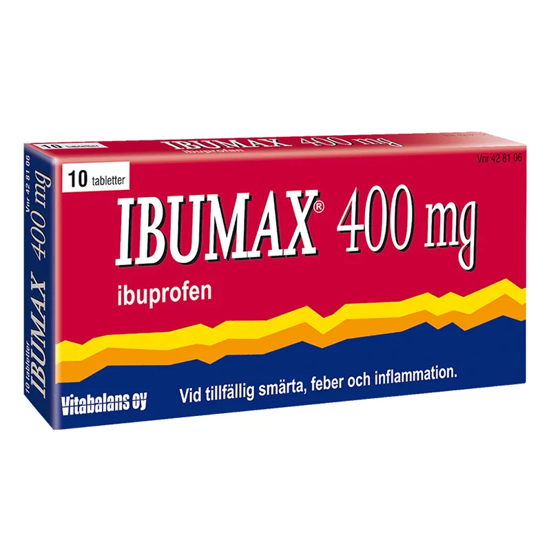 Ibumax Filmdragerad tablett 400mg Blister, 10tabletter från Ibumax – köp hos Apotek Hjärtat