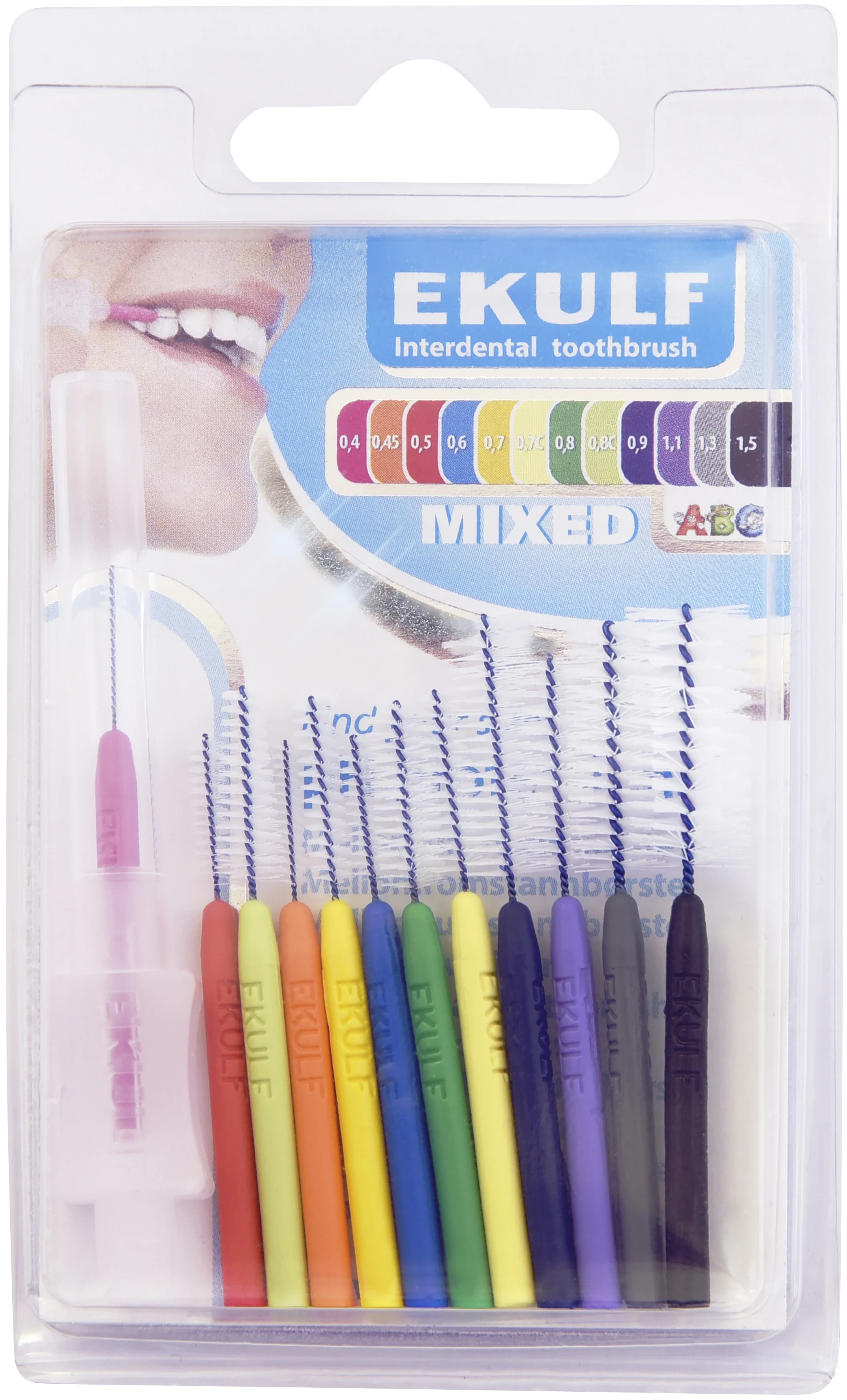 EKULF pH Professional Mellanrumstandborste Mix 12st från Ekulf – köp hos Apotek Hjärtat