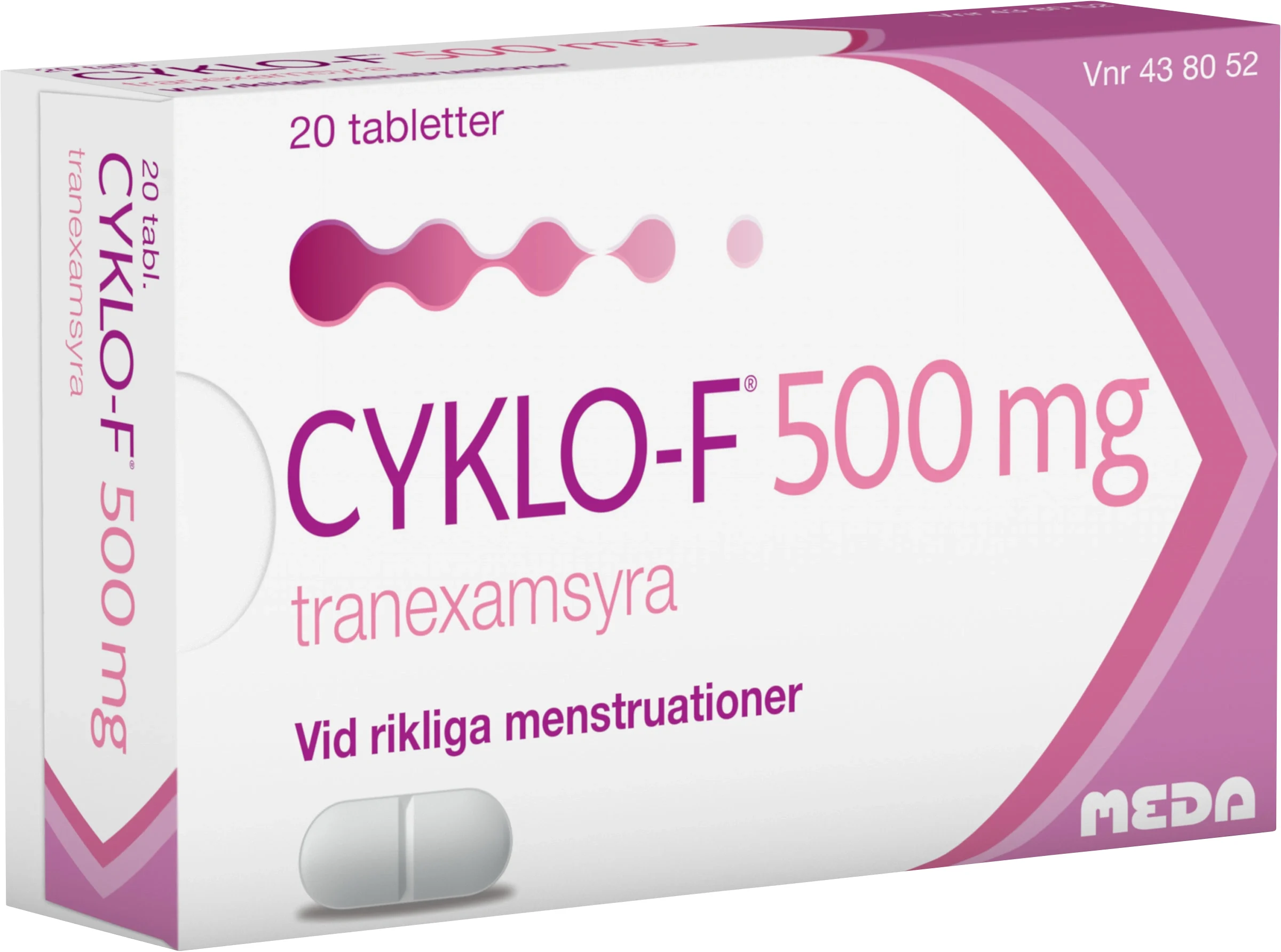 Cyklo-F 500 mg 20 tabletter från Cyklo-F – köp hos Apotek Hjärtat