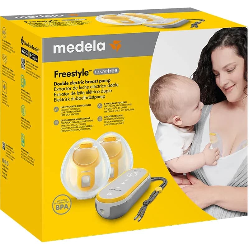 Medela Freestyle Hands-Free Elektrisk Dubbelbröstpump 1 st från Medela – köp hos Apotek Hjärtat