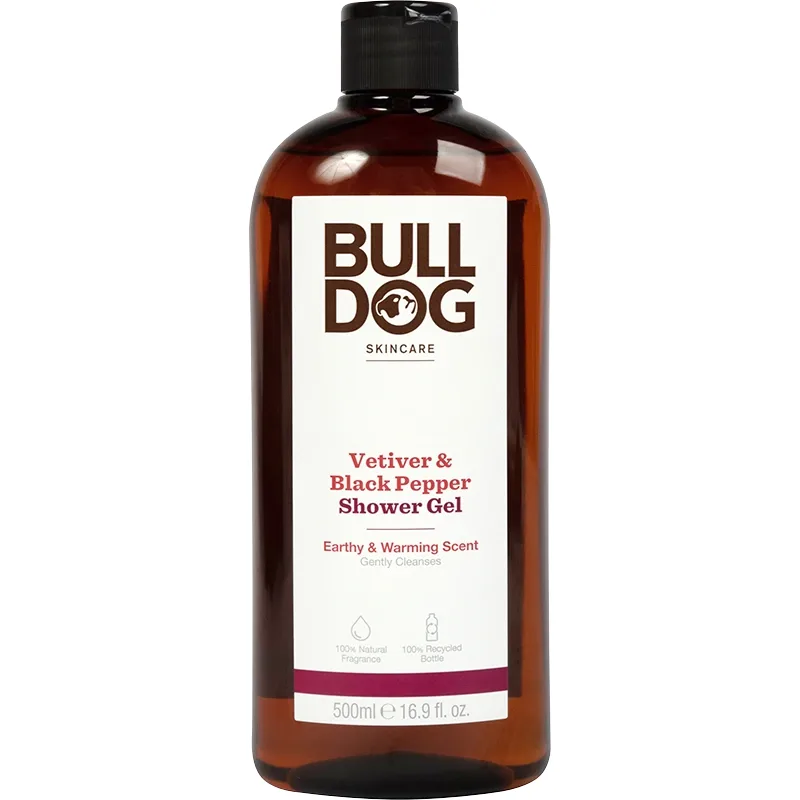 Bulldog Black Pepper&Vetiver Shower Gel 500ml från Bulldog – köp hos Apotek Hjärtat