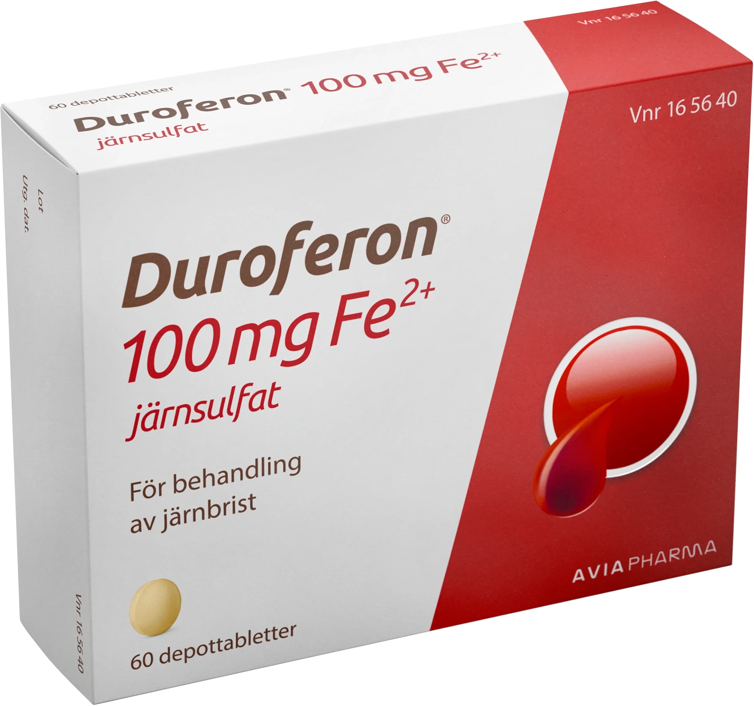 Duroferon® Depottablett 100mgFe2+ Blister, 60tabletter från Duroferon – köp hos Apotek Hjärtat