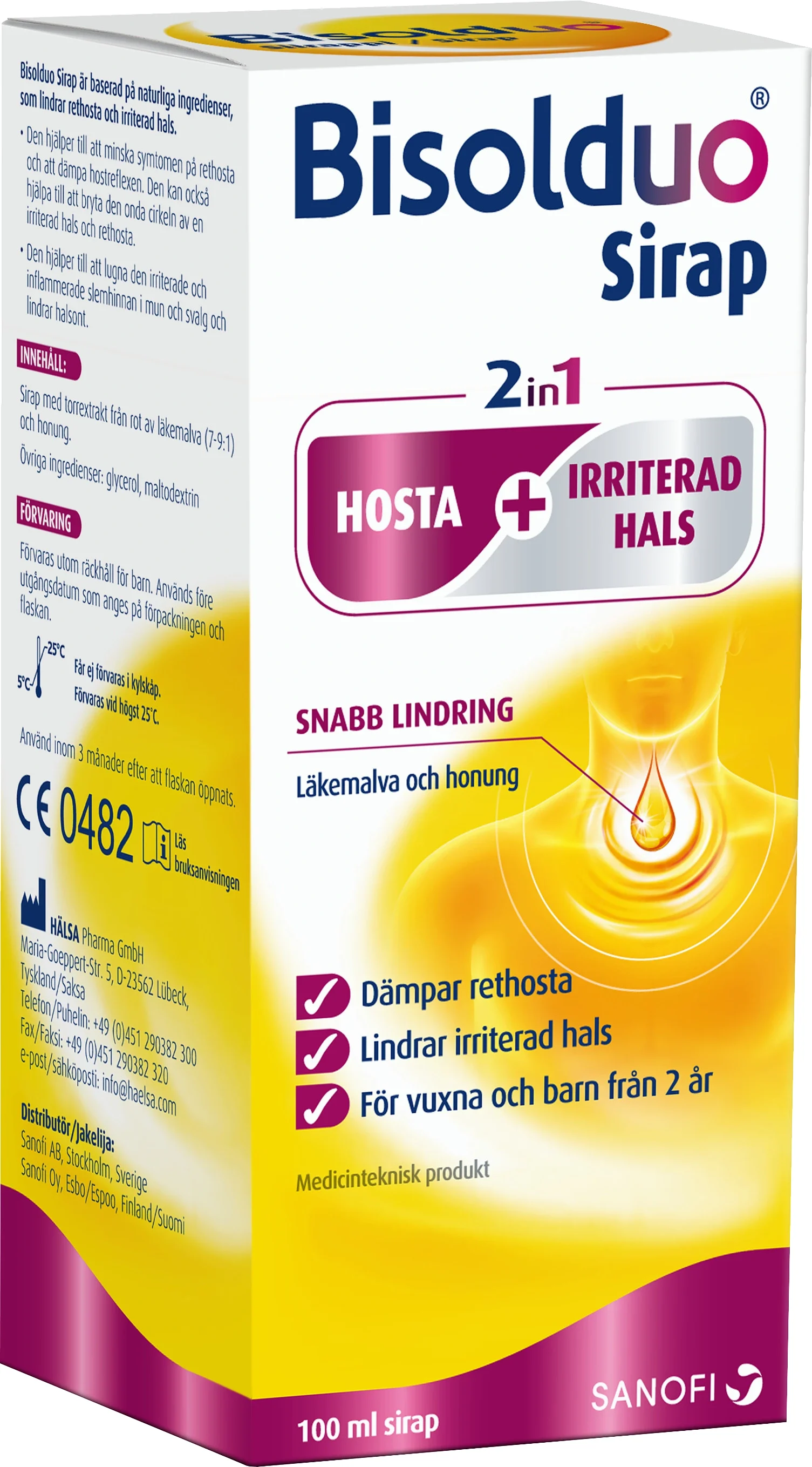 Bisolduo Sirap 100 ml från Bisolduo – köp hos Apotek Hjärtat