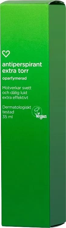Hjärtats Antiperspirant Extra Torr Oparfymerad 35 ml från Hjärtats – köp hos Apotek Hjärtat