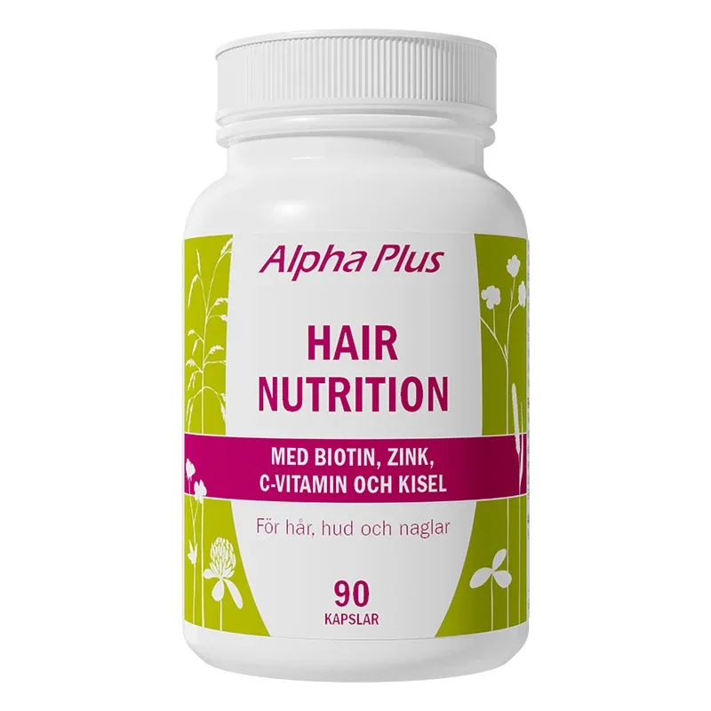 Alpha Plus Hair Nutrition 90 kapslar från Alpha Plus – köp hos Apotek Hjärtat