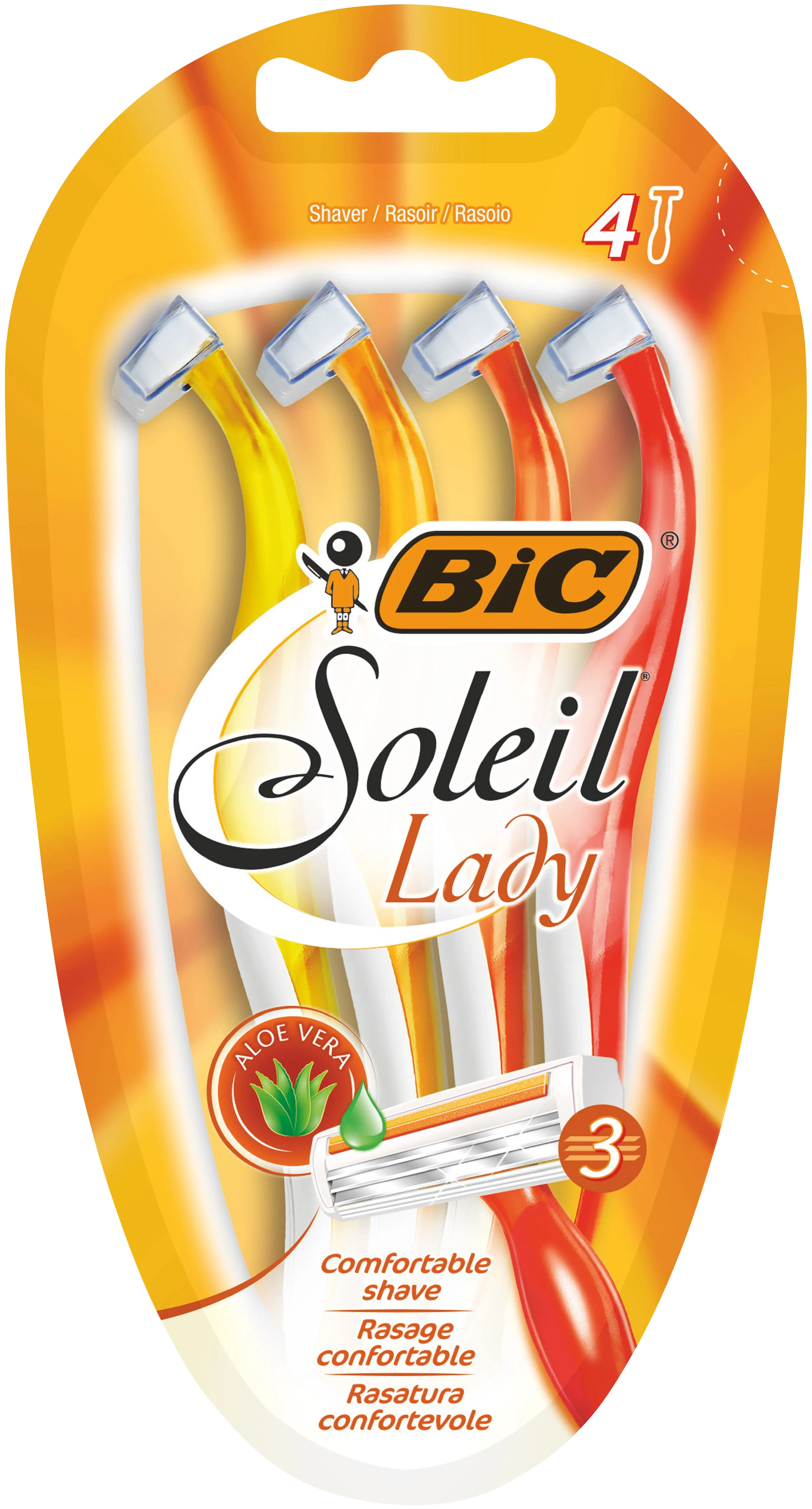 BIC Soleil Lady Rakhyvlar för Kvinnor 4-pack från Bic – köp hos Apotek Hjärtat