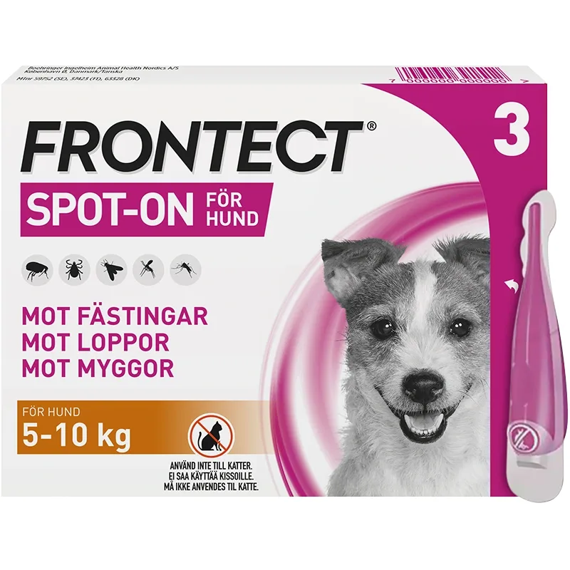 Frontect 5-10 kg Spot-on, lösning Spot-on applikator, 3st (3x1ml) från Frontect – köp hos Apotek Hjärtat