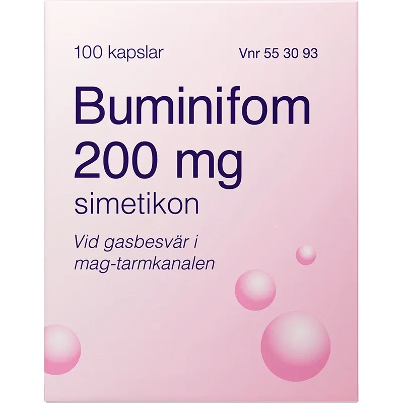 Buminifom 200 mg 100 kapslar från Buminifom – köp hos Apotek Hjärtat