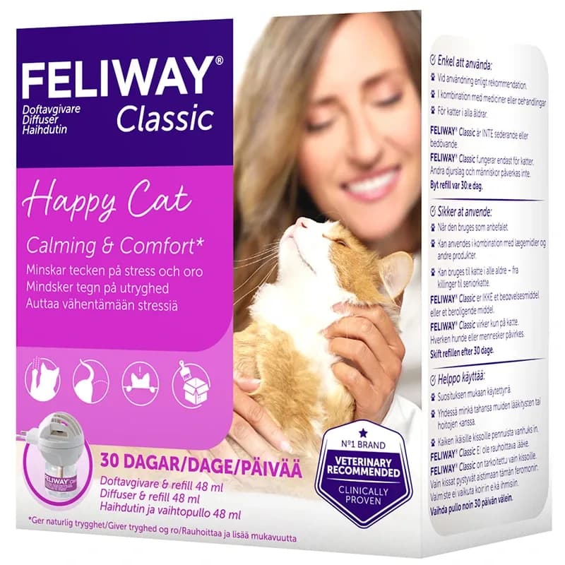 Feliway Classic Doftavgivare med Refill för katt från FELIWAY – köp hos Apotek Hjärtat