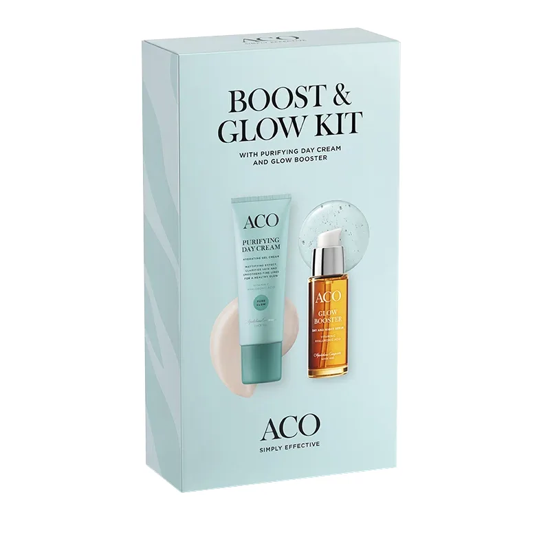 ACO Face Boost & Glow Kit 80 ml – från ACO – 229 kr – hos Apotek Hjärtat