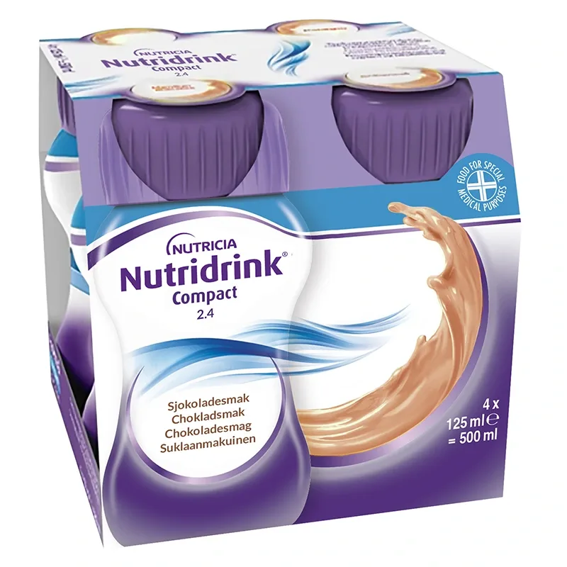 Nutridrink Compact Choklad 4x125 ml från Nutridrink – köp hos Apotek Hjärtat