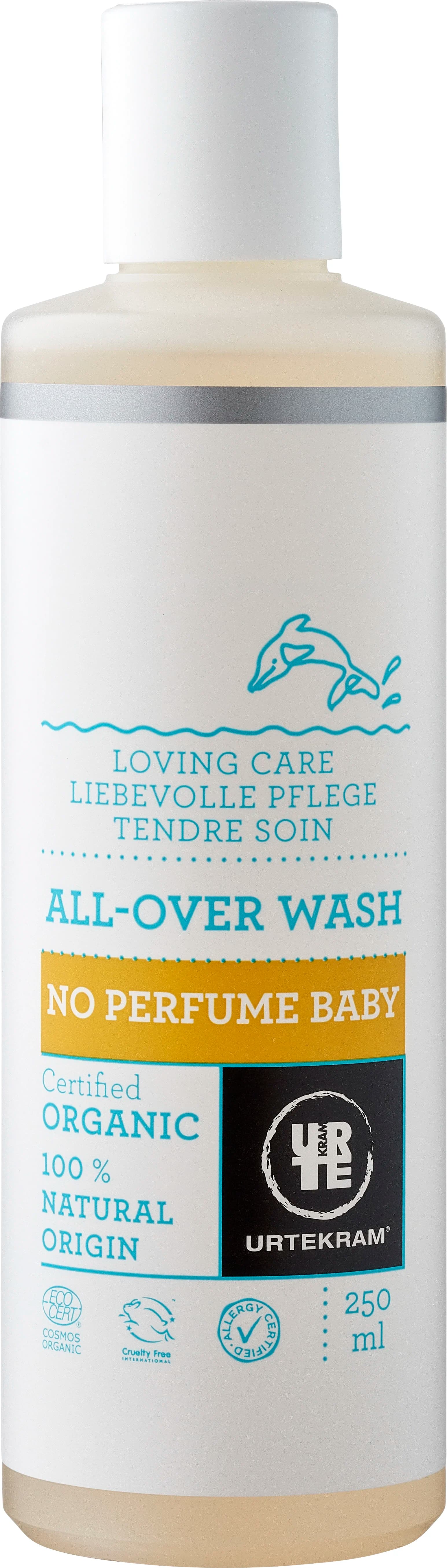 Urtekram No Perfume Baby All-Over Wash 250 ml från Urtekram – köp hos Apotek Hjärtat