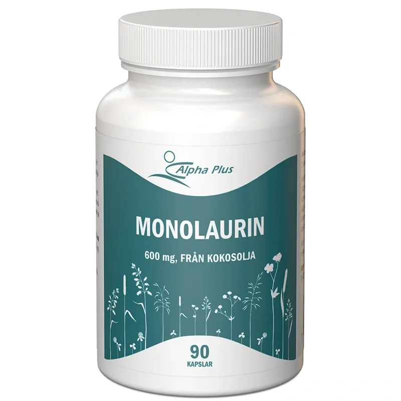 Alpha Plus Monolaurin 600 mg 90 kapslar från Alpha Plus – köp hos Apotek Hjärtat