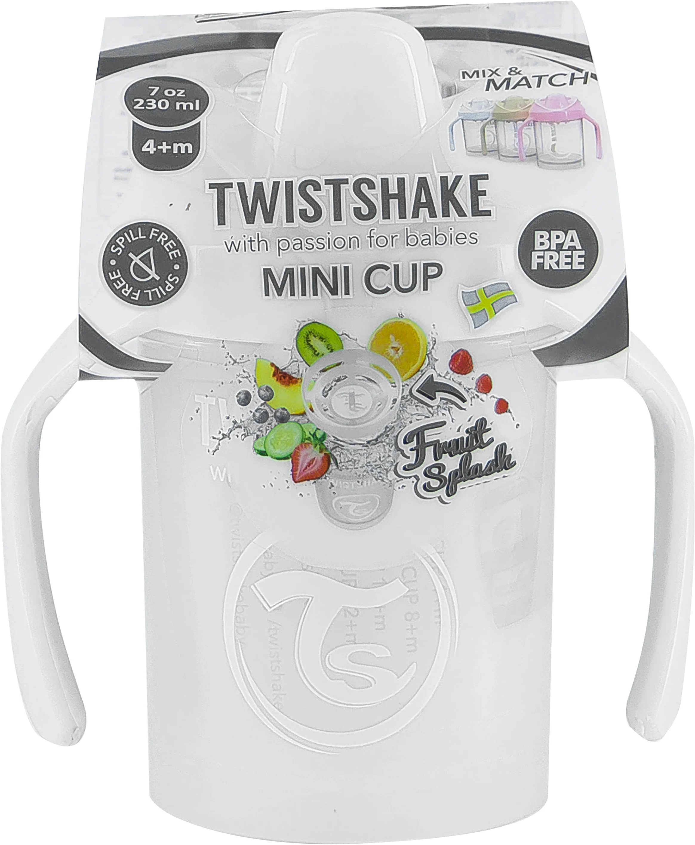 Twistshake Mini Cup 4+ mån 230 ml Vit från Twistshake – köp hos Apotek Hjärtat