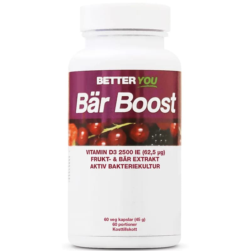 Better You Bär Boost 60 kapslar från Better You – köp hos Apotek Hjärtat