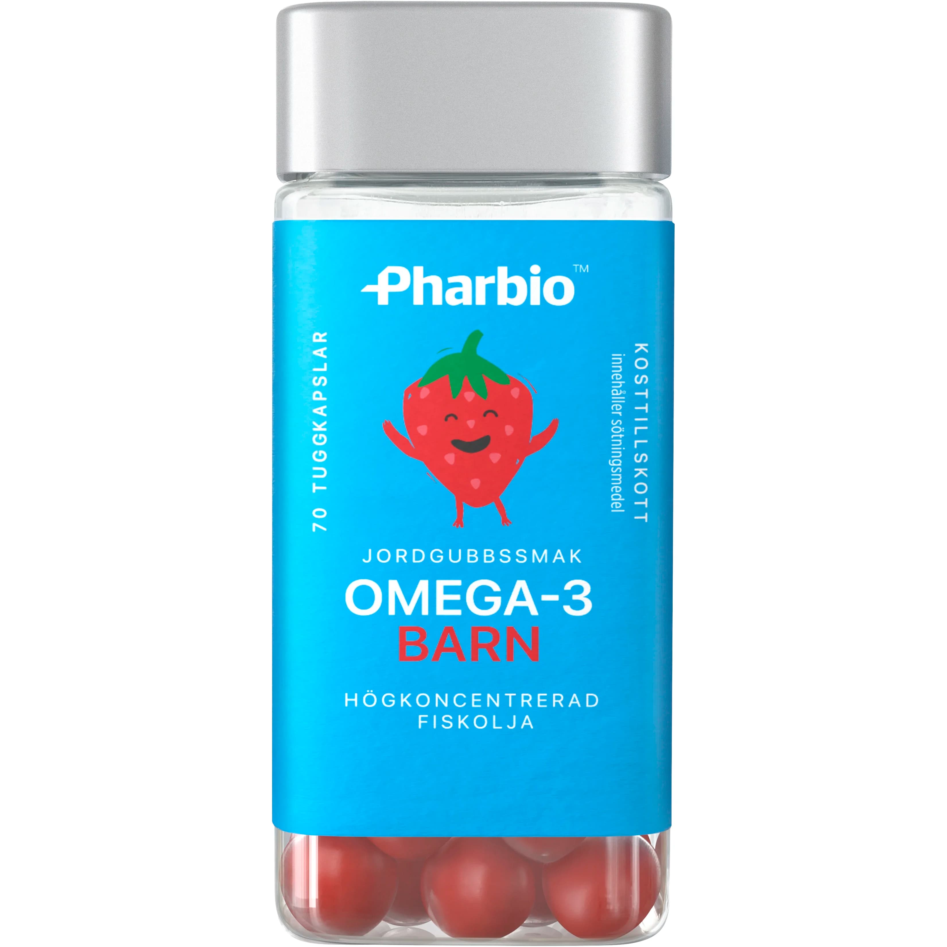 Pharbio Omega-3 Barn Kapsel 70st från Pharbio – köp hos Apotek Hjärtat