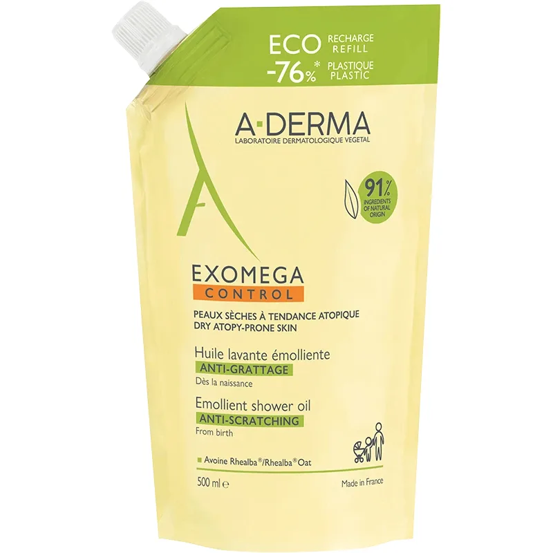 A-Derma Exomega CONTROL Shower Oil Refill 500 ml från A-derma – köp hos Apotek Hjärtat