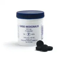 Carbo medicinalis tablett 250 mg 75 st från Carbo – köp hos Apotek Hjärtat