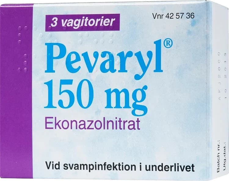 Pevaryl vagitorium 150 mg 3 st från Pevaryl – köp hos Apotek Hjärtat