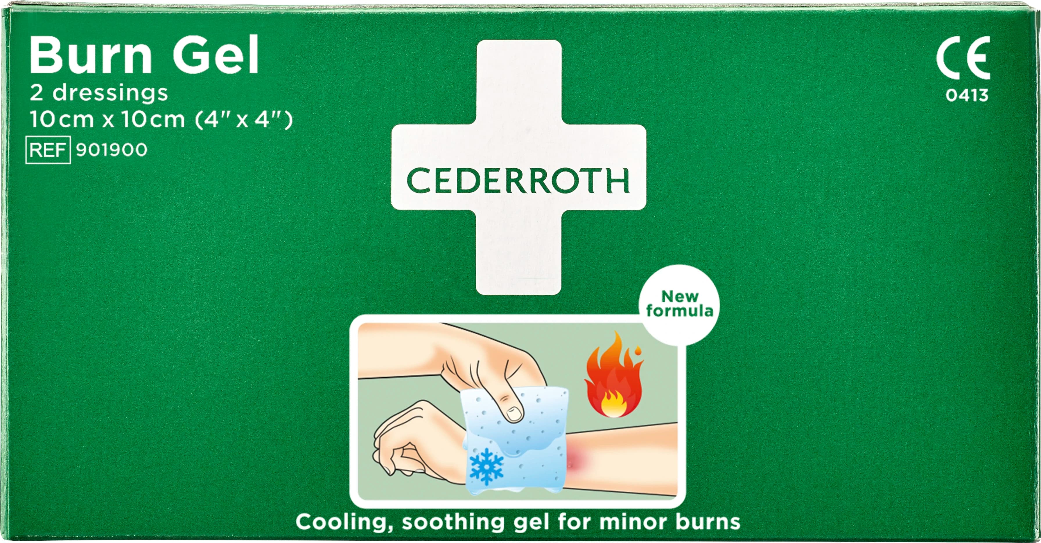 Cederroth First Aid Burn Gel Dressing 2 kompresser 10x10 cm från Cederroth – köp hos Apotek Hjärtat