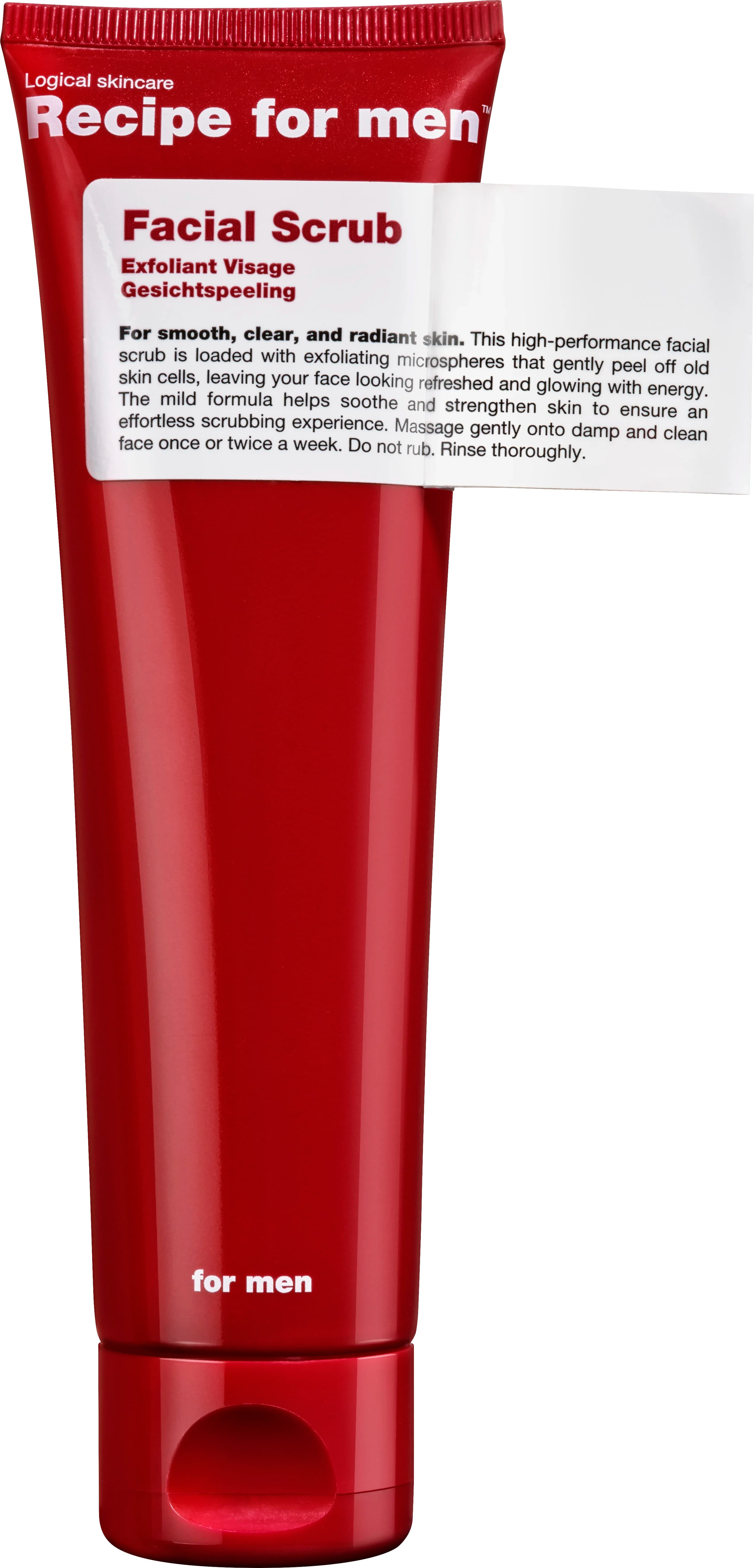 Recipe for Men Facial Scrub 100 ml från Recipe for Men – köp hos Apotek Hjärtat