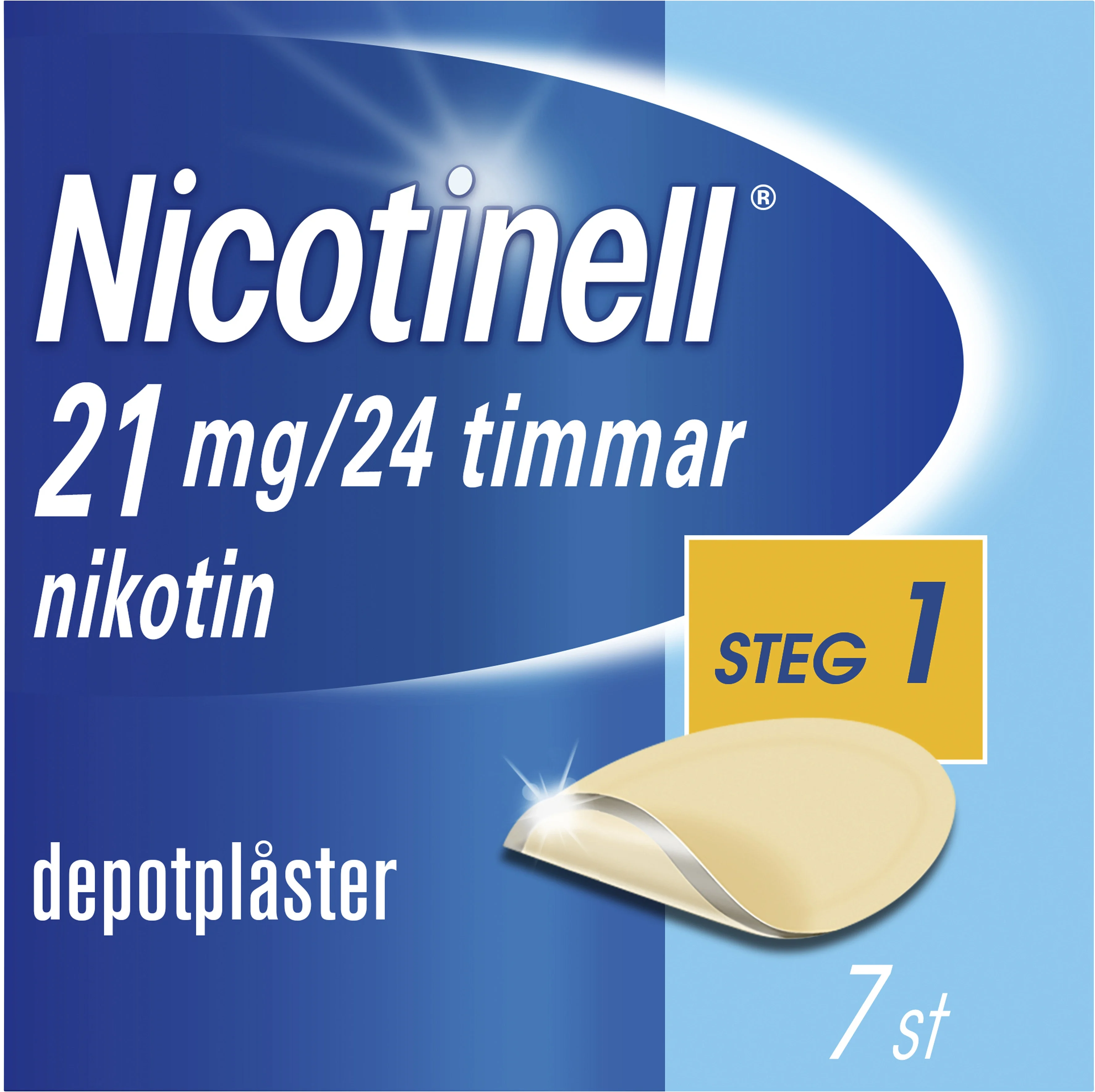 Nicotinell depotplåster 21 mg/24 timmar 7 st från Nicotinell – köp hos Apotek Hjärtat