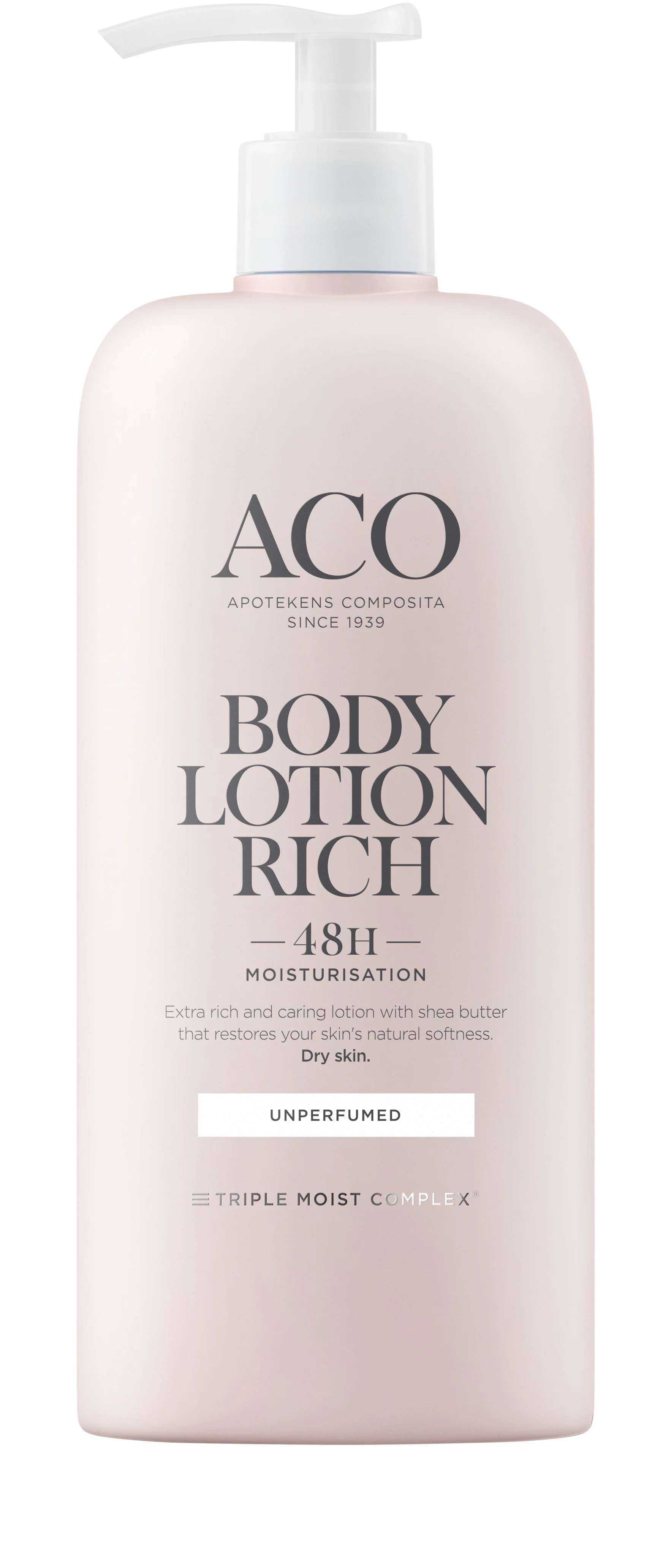 ACO Body Lotion Rich oparfymerad 400 ml från ACO – köp hos Apotek Hjärtat