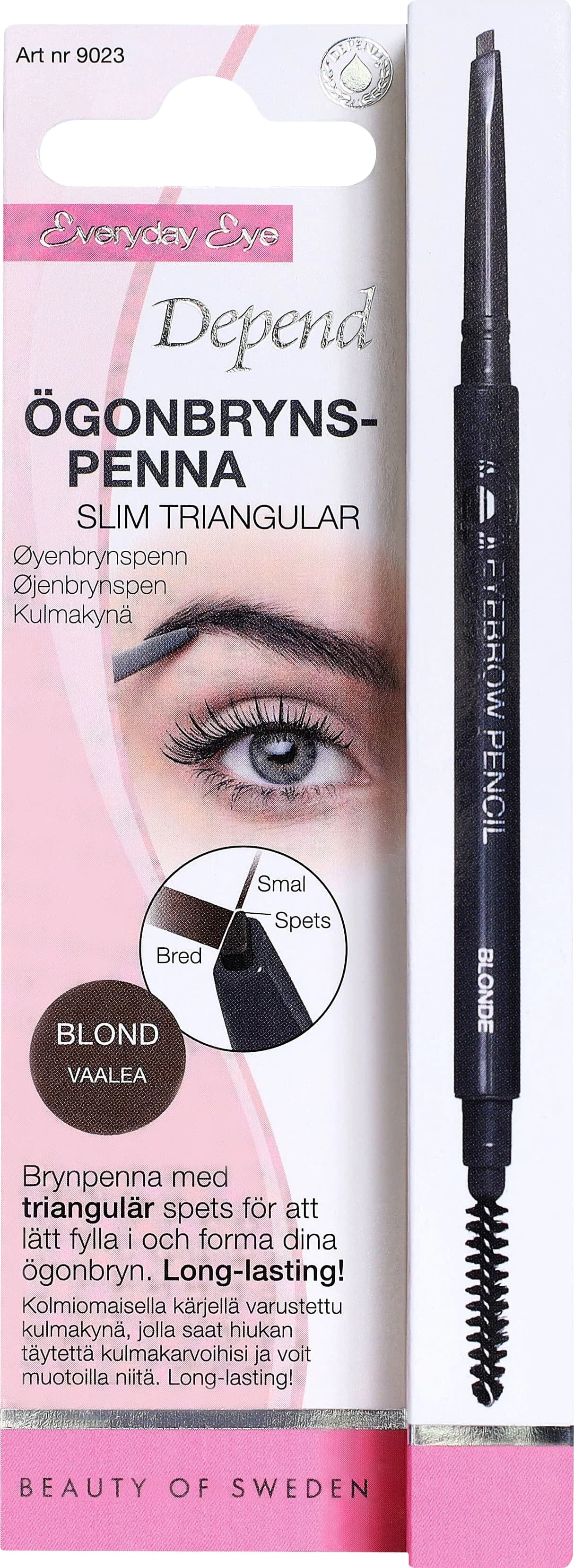 Depend Ögonbrynspenna Slim Triangel Blond från Depend – köp hos Apotek Hjärtat