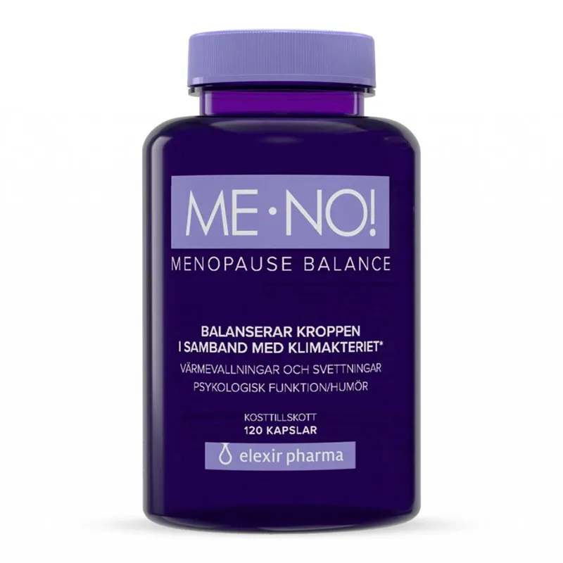 Elexir Pharma Me-No! Menopause Balance 120 kapslar från Elexir Pharma – köp hos Apotek Hjärtat
