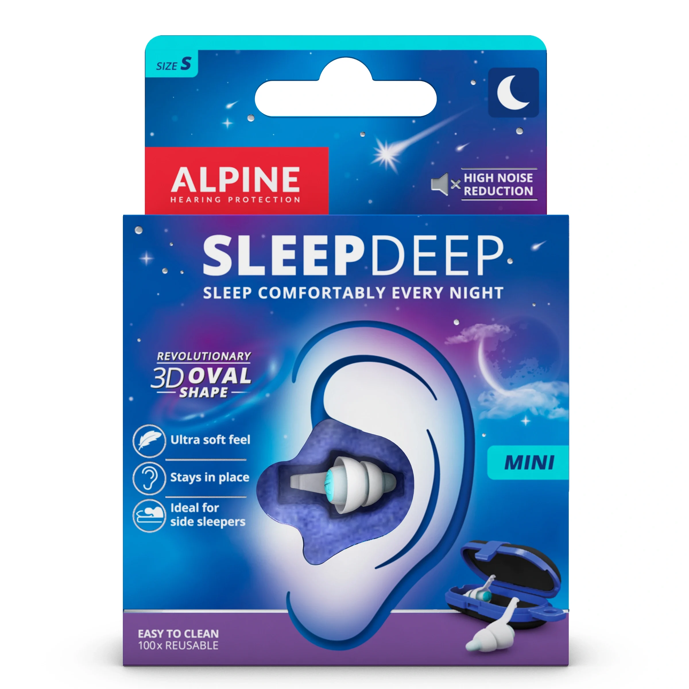 Alpine SleepDeep Mini Earplugs 1 par från Alpine – köp hos Apotek Hjärtat