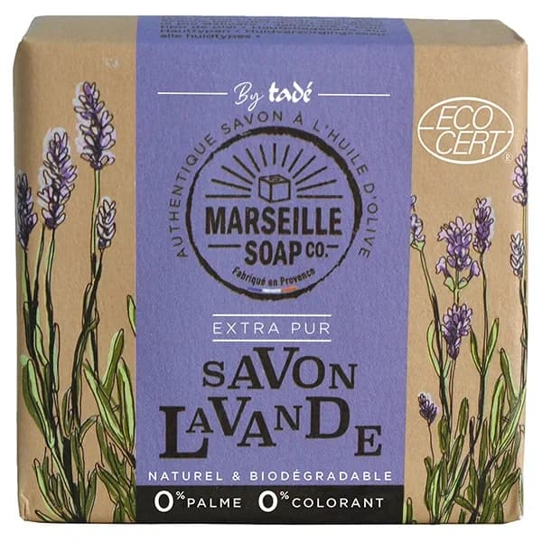 Tadé Pays du Levant Fast Marseille Tvål Lavender 100 g från Tadé Pays du Levant – köp hos Apotek Hjärtat