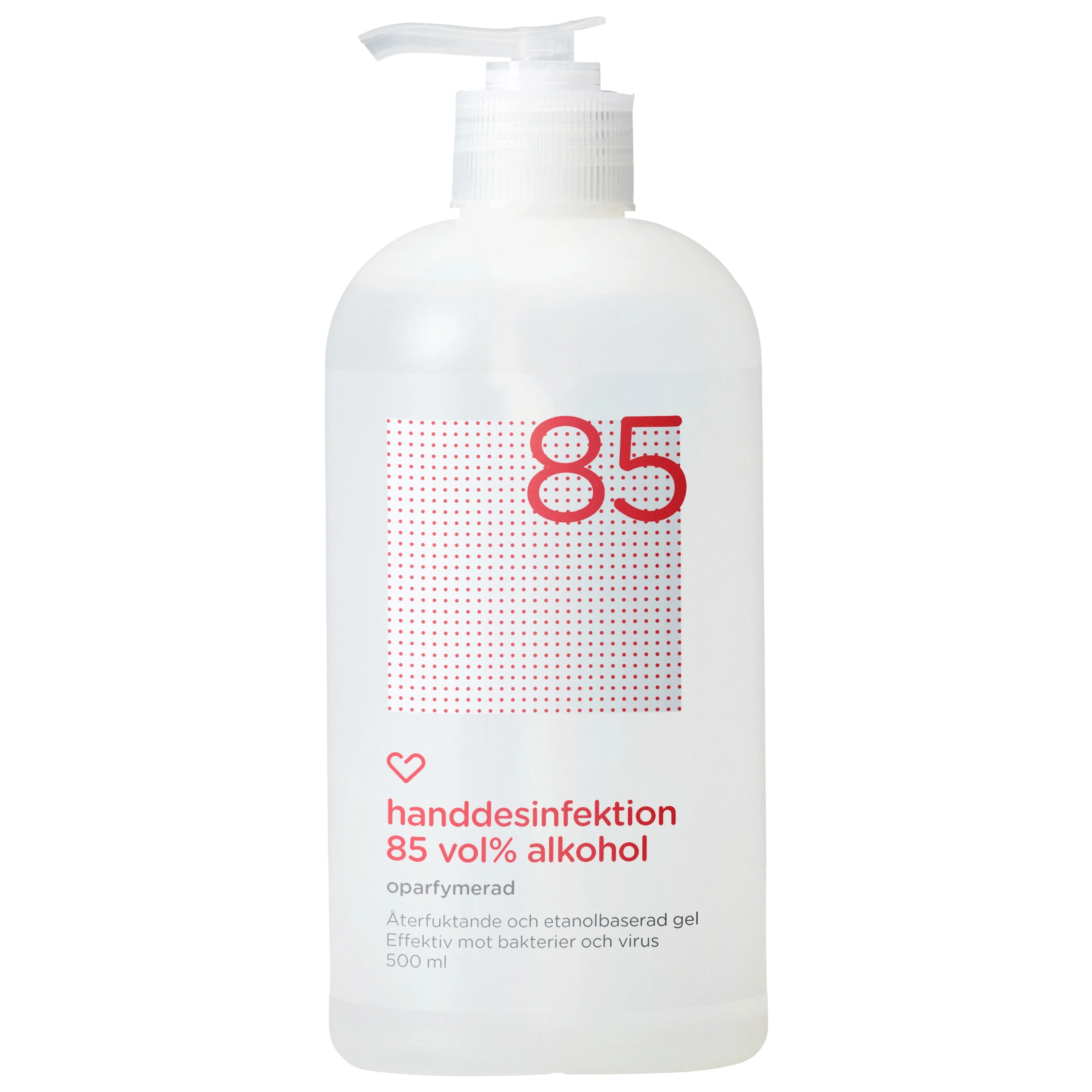 Hjärtats handdesinfektion 85% Oparf 500ml från Hjärtats – köp hos Apotek Hjärtat
