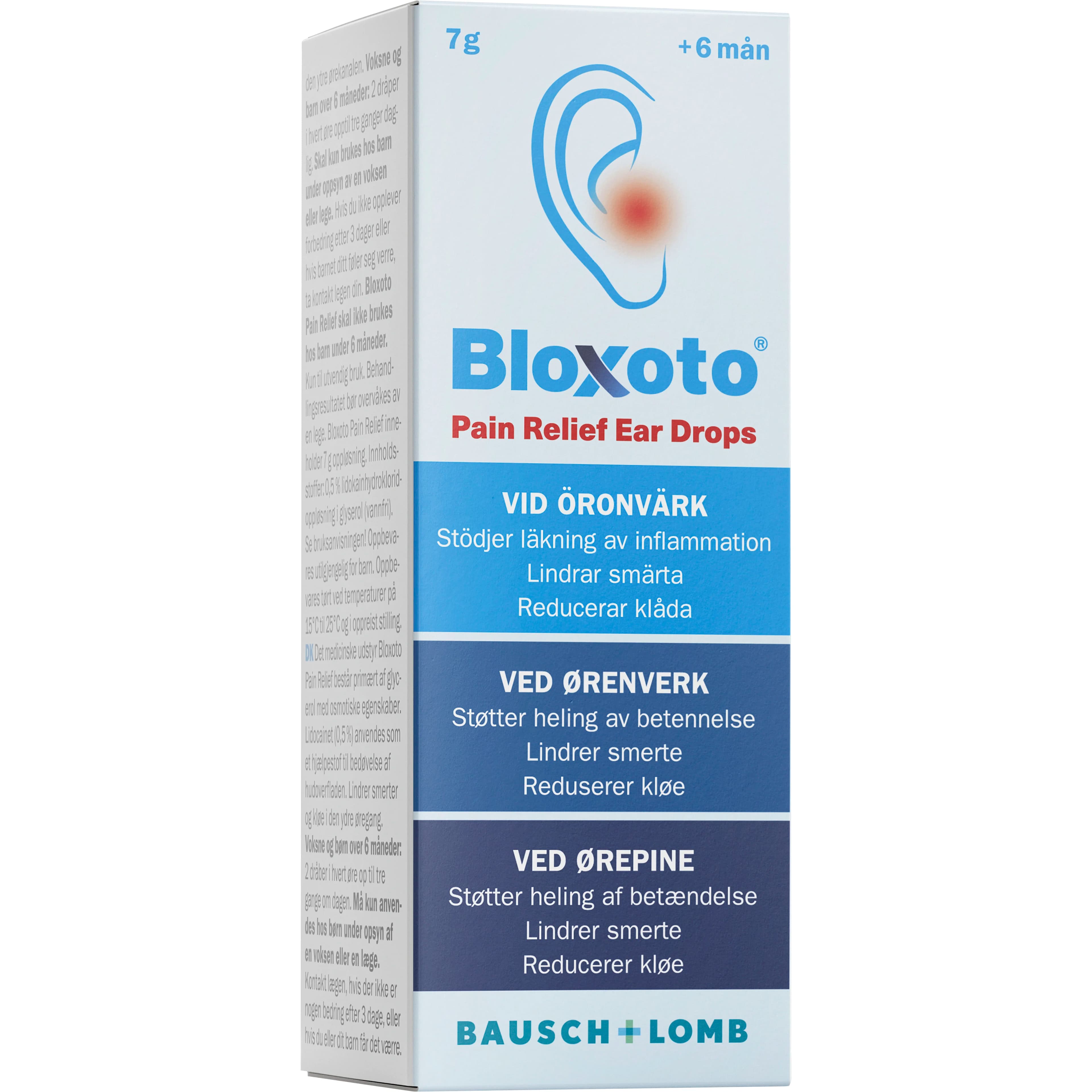 Bloxoto Pain Relief Ear Drops 7 ml från Bloxoto – köp hos Apotek Hjärtat