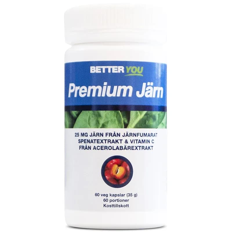 Better You Premium Järn 60 kapslar från Better You – köp hos Apotek Hjärtat