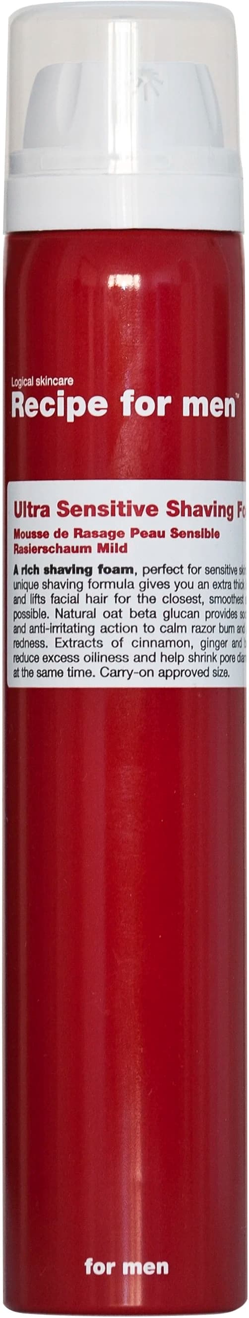 Recipe for Men Ultra Sensitive Shaving Foam 100 ml från Recipe for Men – köp hos Apotek Hjärtat