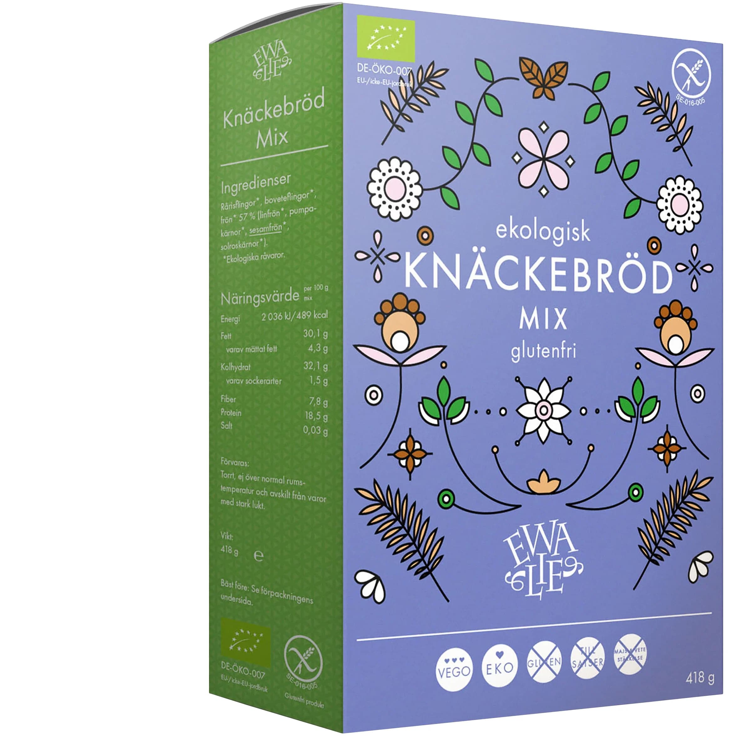 Ewalie Knäckemix Glutenfri 418 gram från Ewalie – köp hos Apotek Hjärtat