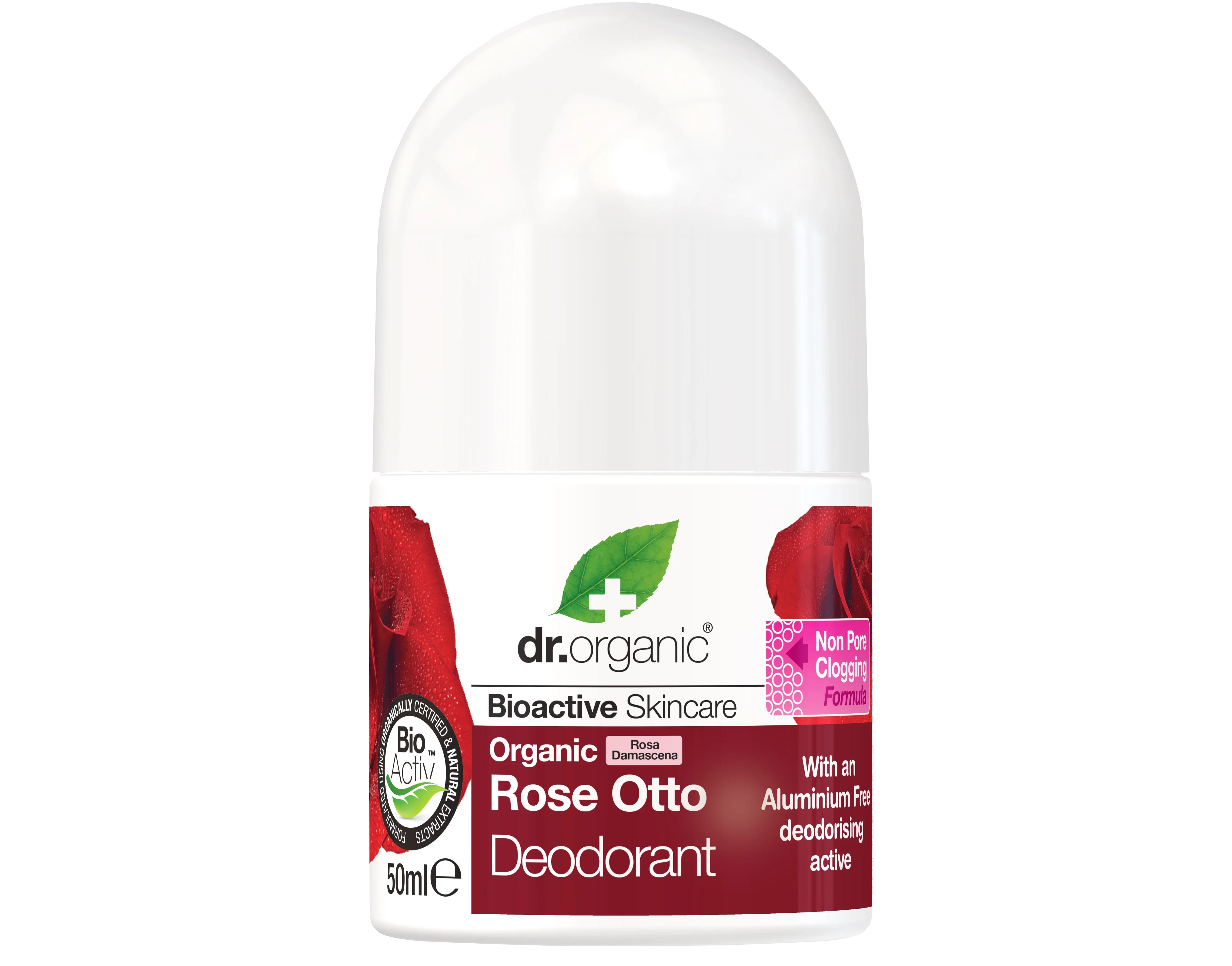 Dr. Organic Rose Otto Oil Deodorant Roll-On 50 ml från Dr.Organic – köp hos Apotek Hjärtat
