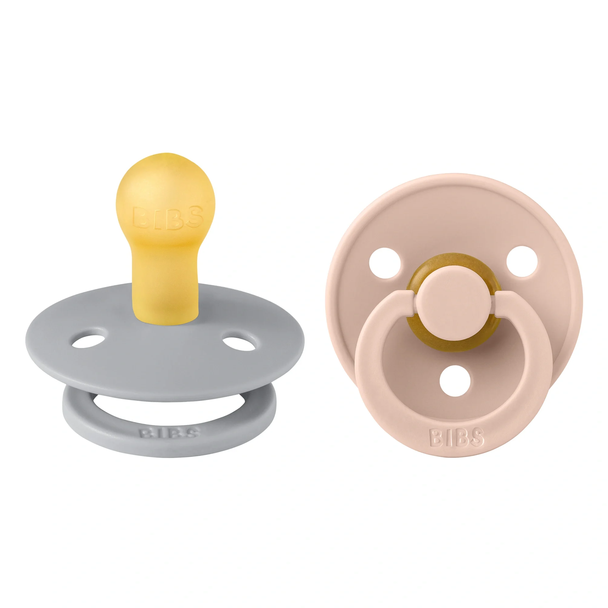 BIBS Colour Collection Napp Cloud / Blush 6-18 månader 2-pack från BIBS – köp hos Apotek Hjärtat