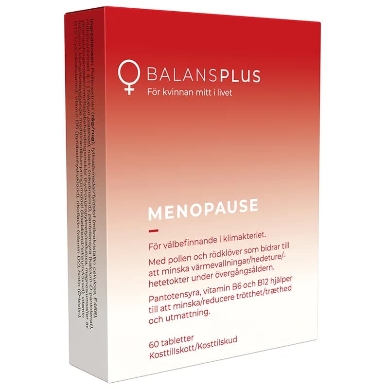 Balans Plus Menopause 60 st från Balans Plus – köp hos Apotek Hjärtat