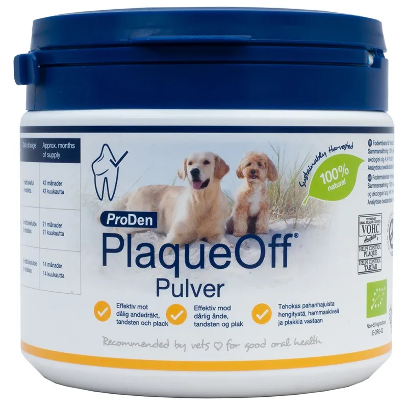 ProDen PlaqueOff Powder hund och katt 420 g från ProDen PlaqueOff – köp hos Apotek Hjärtat