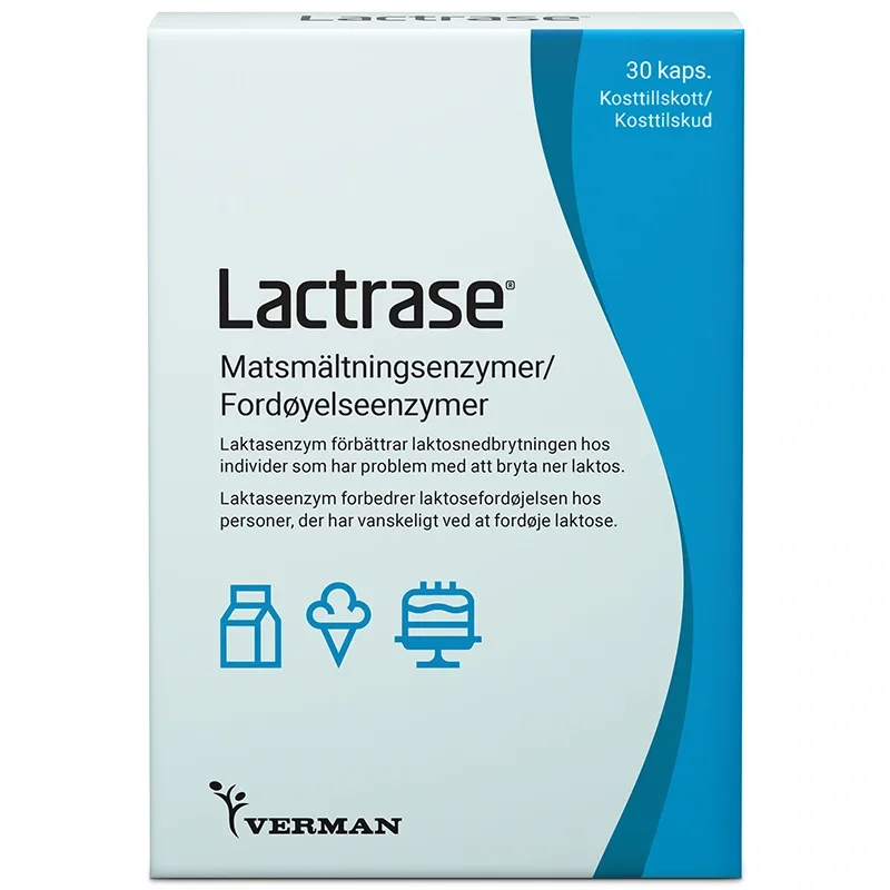 Lactrase kapslar 30 st från Lactrase – köp hos Apotek Hjärtat