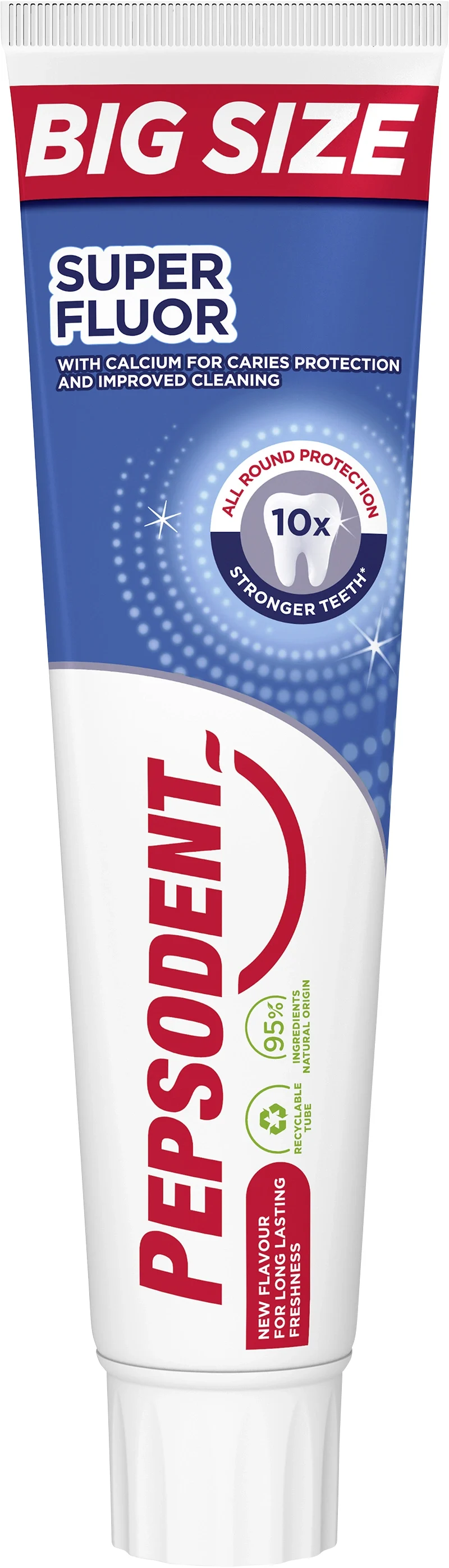 Pepsodent Super Fluor tandkräm 125 ml från Pepsodent – köp hos Apotek Hjärtat