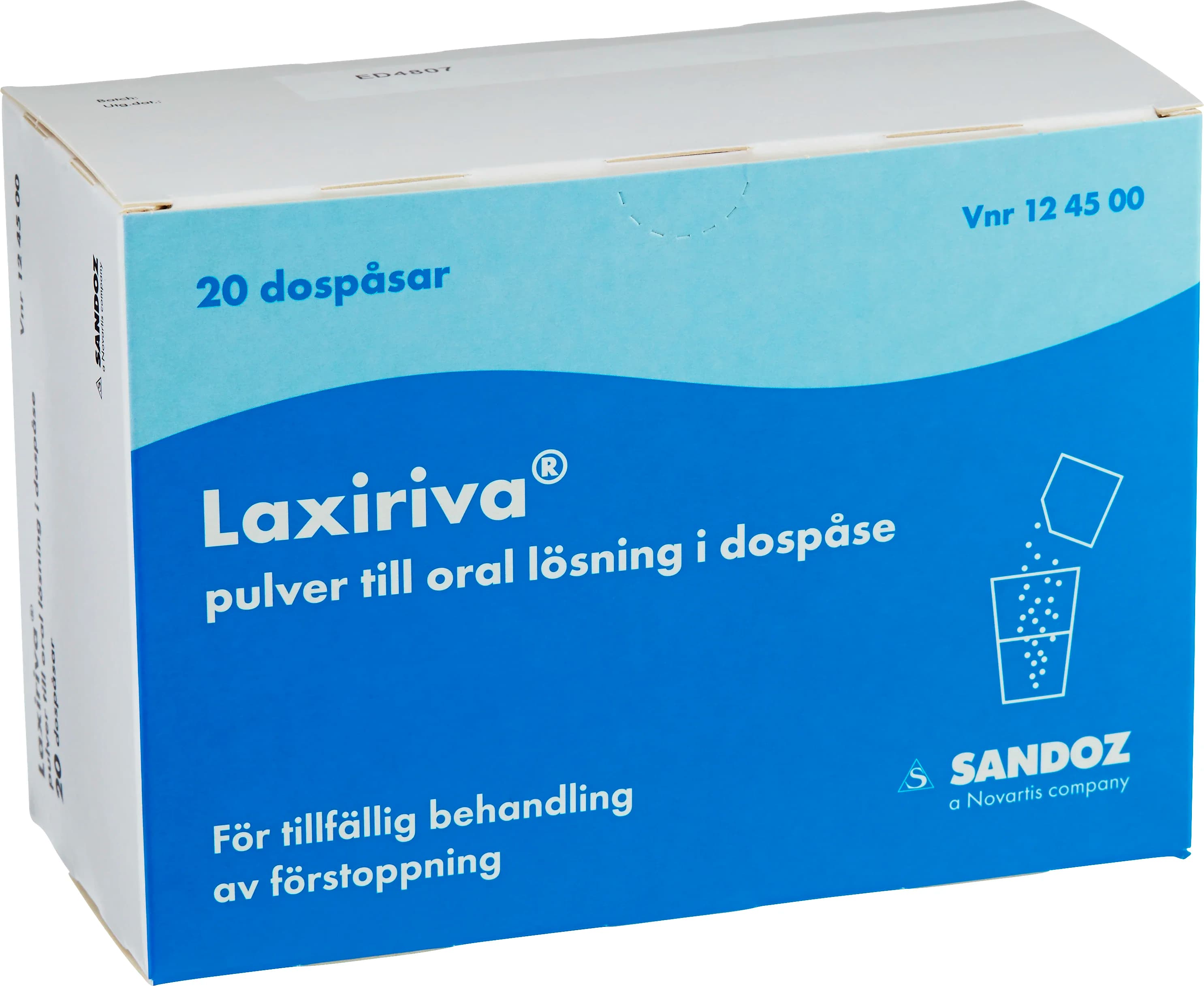 Laxiriva Pulver till oral lösning i dospåse 20 st från Sandoz – köp hos Apotek Hjärtat