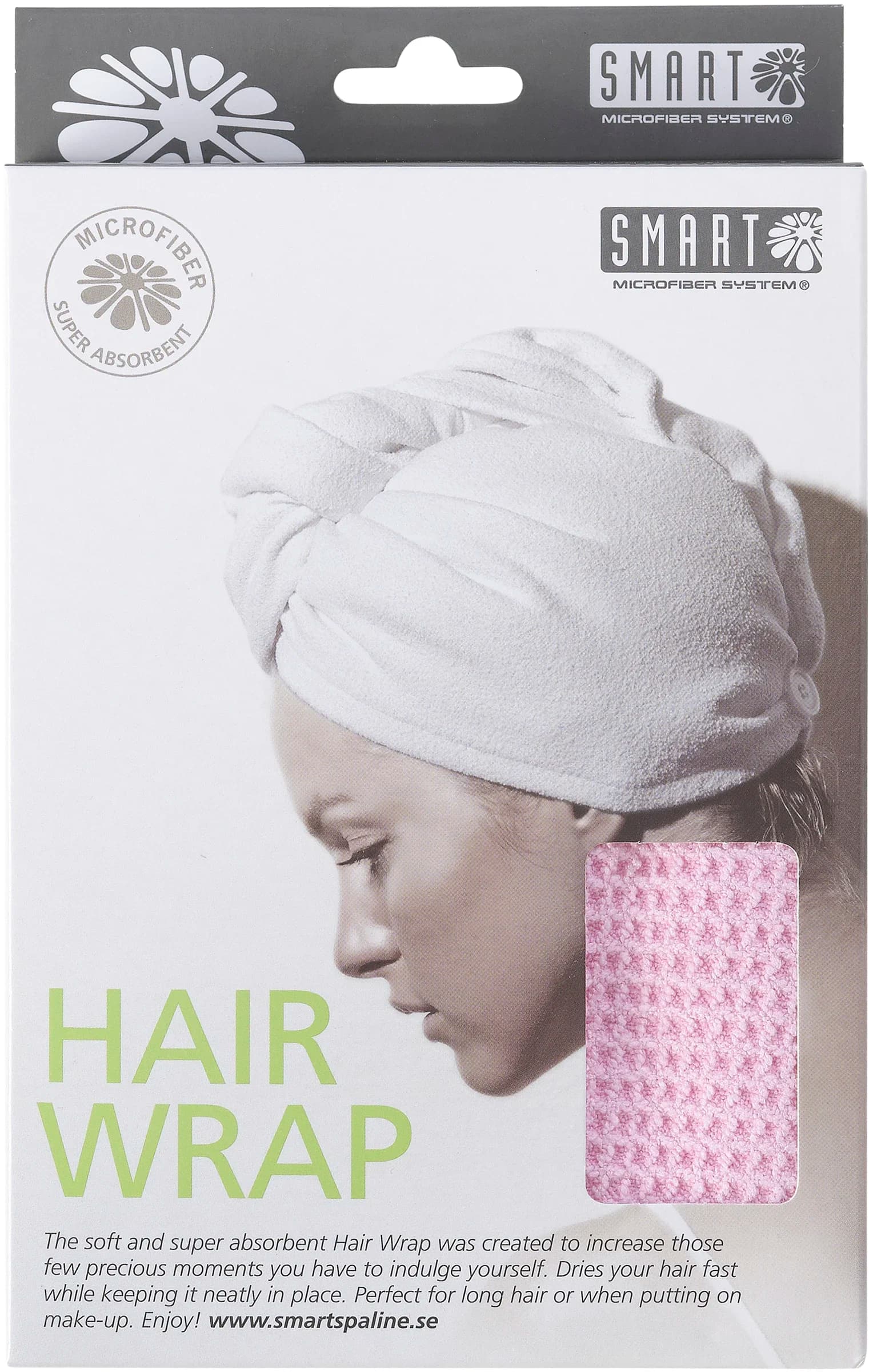Smart Hairwrap Waffle Hot Pink från Smart – köp hos Apotek Hjärtat
