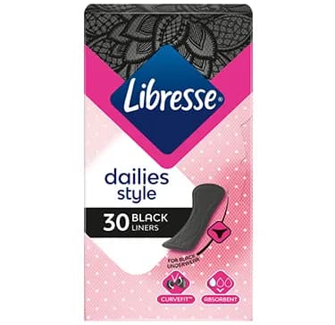 Libresse Trosskydd Normal Black 30 st från Libresse – köp hos Apotek Hjärtat