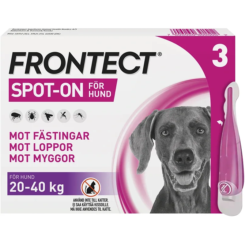 Frontect 20-40 kg Spot-on, lösning Spot-on applikator, 3st (3x4ml) från Frontect – köp hos Apotek Hjärtat