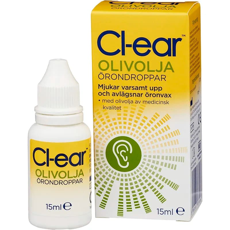 Cl-ear Örondroppar Olivolja 15 ml från Cl-ear – köp hos Apotek Hjärtat