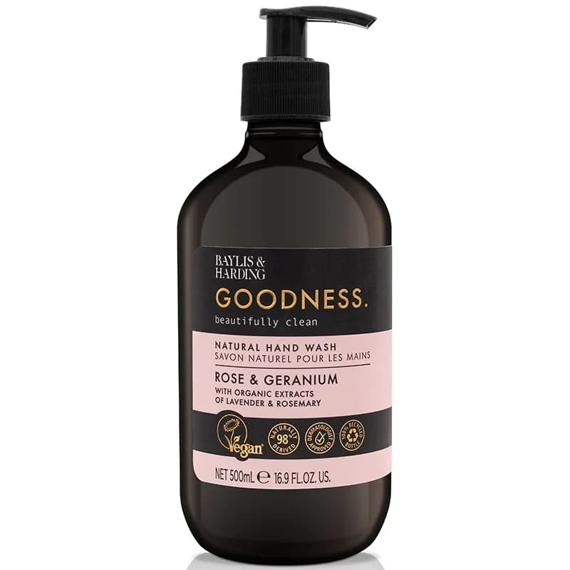 Baylis & Harding Goodness Rose & Geranium Hand Wash 500 ml från Baylis & Harding – köp hos Apotek Hjärtat