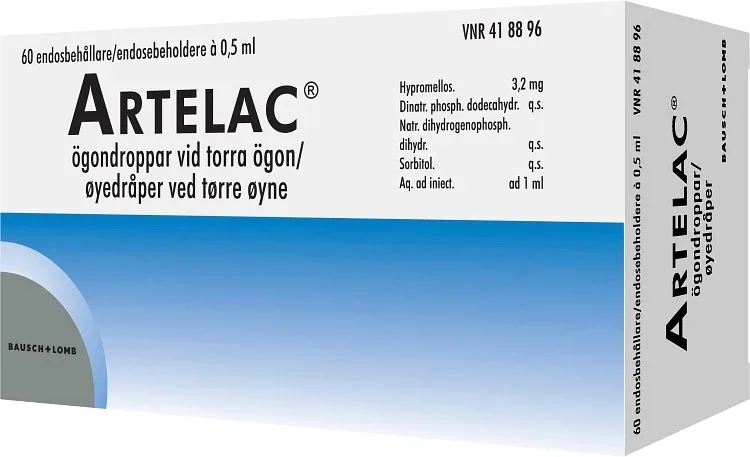 Artelac ögondroppar lösning i endosbehållare 60x0,5 ml från Artelac – köp hos Apotek Hjärtat